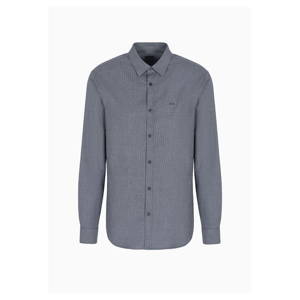 Armani Exchange 6dzc30_zn5uz Skjorte Med Lange ærmer Grå M Mand