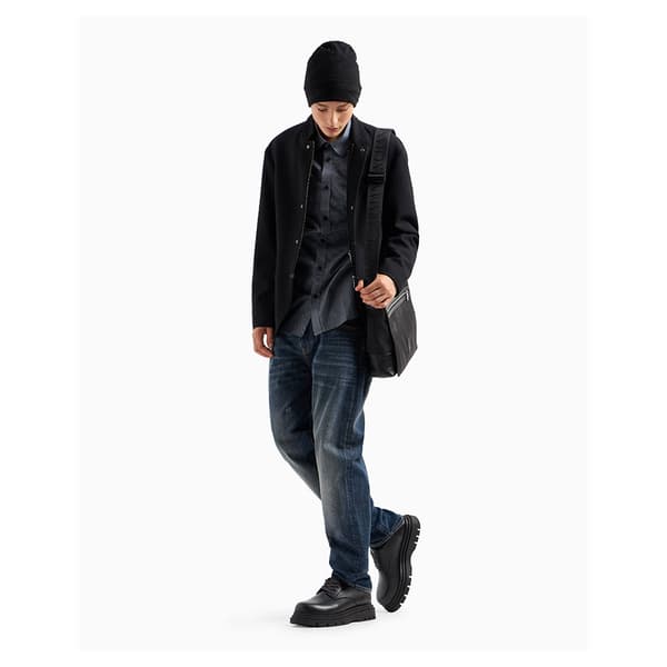 Armani Exchange 6dzc30_zn5uz Skjorte Med Lange ærmer Grå M Mand