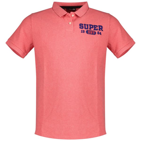 Superdry Vintage Superstate Kortärmad Polotröja Rosa L Man