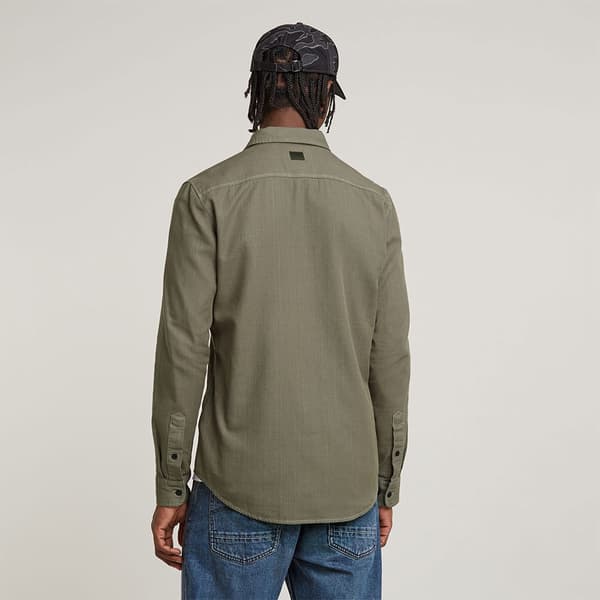 G-star Marine Skjorta Med Långa ärmar Grönt 2XL Man
