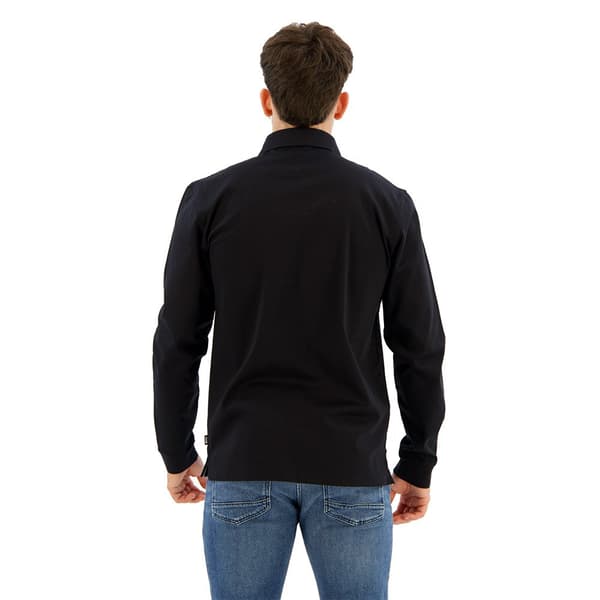 Boss Pado 30 Polo Med Lange ærmer Sort 2XL Mand