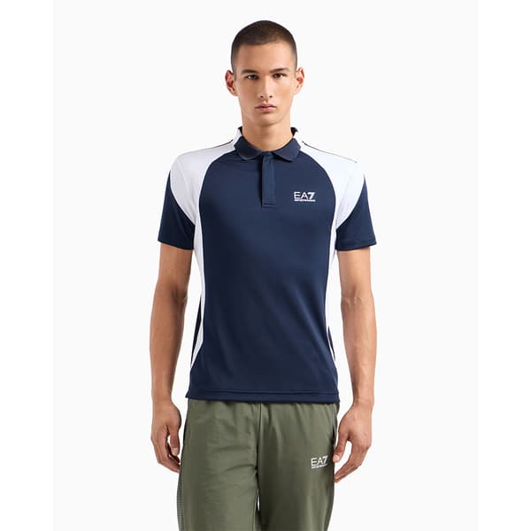 Ea7 Emporio Armani 6dpf06_pjpcz Poloskjorta Blå M Man
