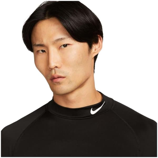Nike Dri-fit Fb7908 T-shirt Med Lange ærmer Sort M Mand
