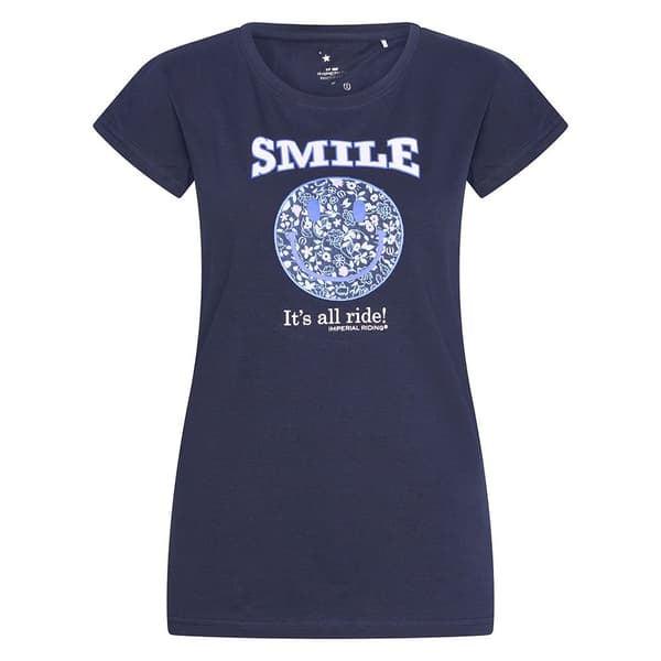 Imperial Riding Smiley Flowers T-shirt Med Korte ærmer 152 cm
