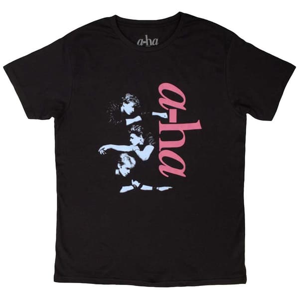 A-ha Unisex T-Shirt: Vertical Logo (Medium)