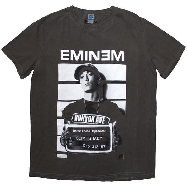 Eminem Unisex T-Shirt: Arrest (Wash Collection) (X-Large)