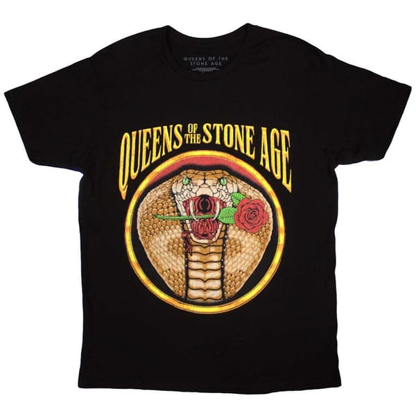 Queens Of The Stone Age Unisex T-Shirt: Cobra (Small)