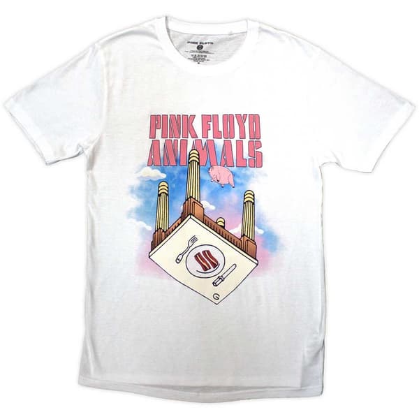 Pink Floyd Unisex T-Shirt: Animals Bacon Table (Large)