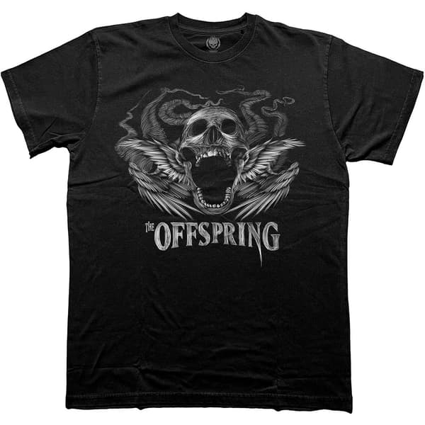 The Offspring Unisex T-Shirt: Feathered Winged Skull (X-Large)