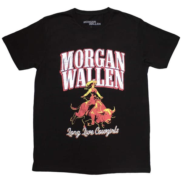 Morgan Wallen Unisex T-Shirt: Long Live Cowgirls (Large)