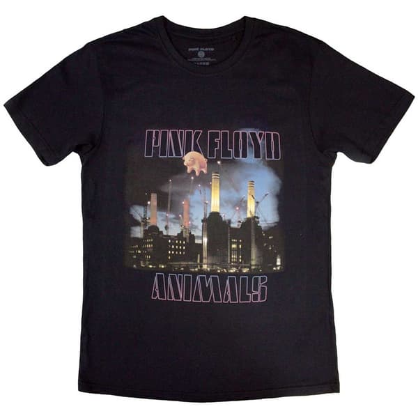 Pink Floyd Unisex T-Shirt: Animals Contsruction (X-Large)
