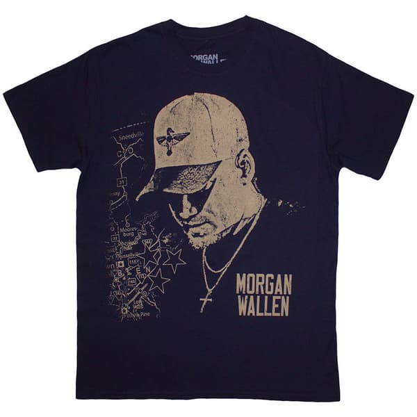Morgan Wallen Unisex T-Shirt: Cap (Medium)