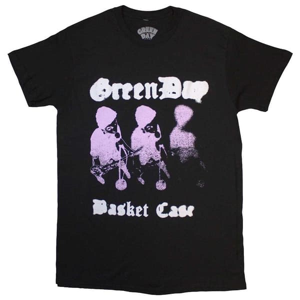 Green Day Unisex T-Shirt: Basket Case (Medium)