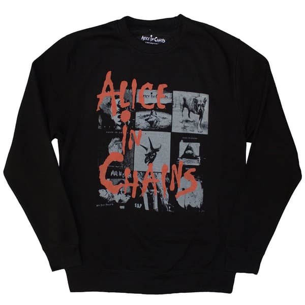 Alice In Chains Unisex Sweatshirt: Albums Montage (Small)