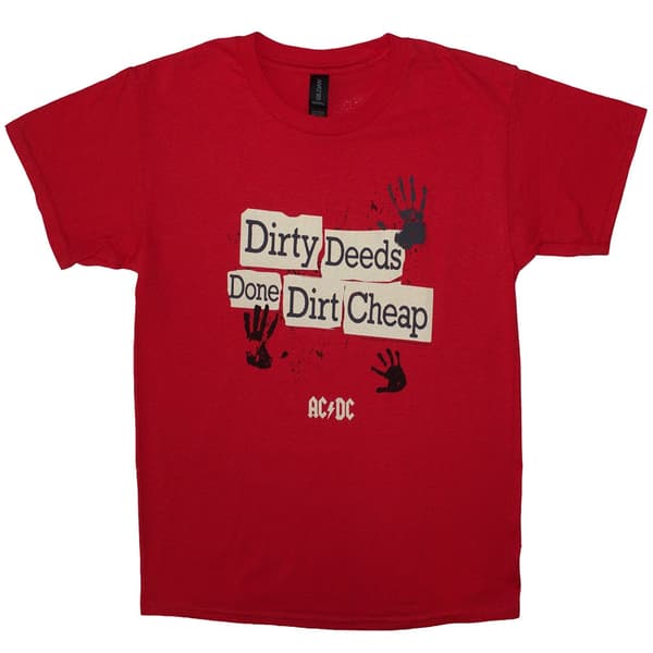 AC/DC Kids T-Shirt: Dirty Deeds Done Dirt Cheap (9-10 Years)