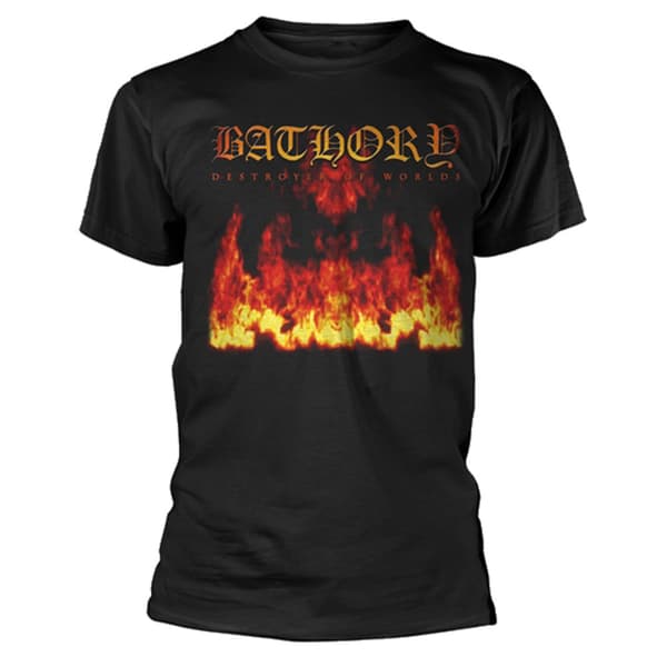 Bathory Destroyer Of Worlds T Shirt