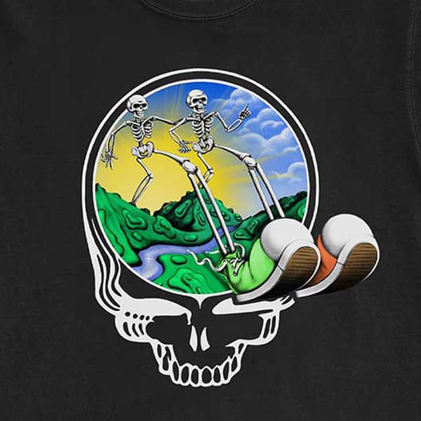 Grateful Dead Skeles Stepping T Shirt