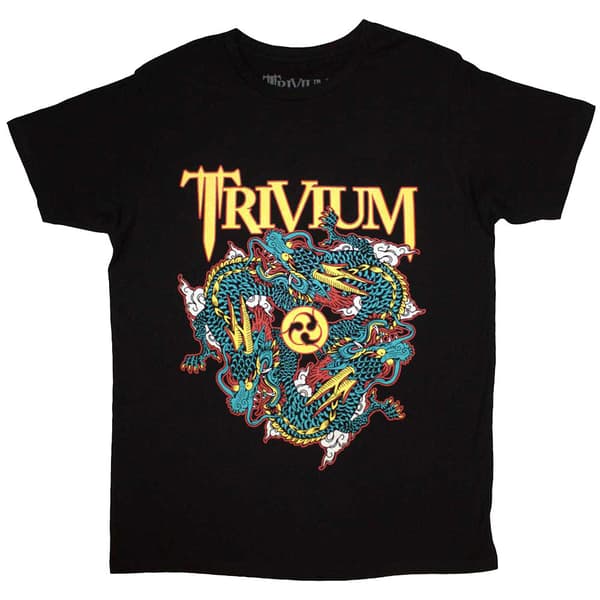 Trivium Dragon Circle Pit T Shirt