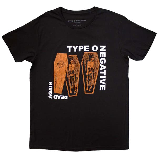 Type O Negative Dead Again Band Logo T Shirt