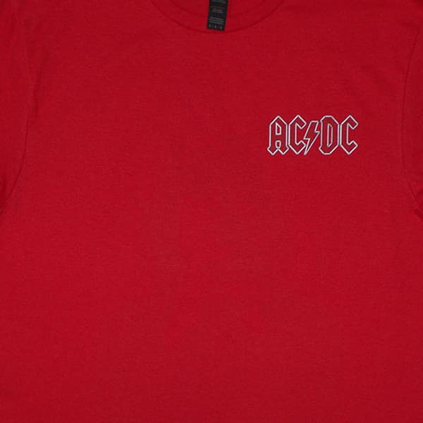 AC/DC Mini Band Logo Lock Up Your Daughters T Shirt