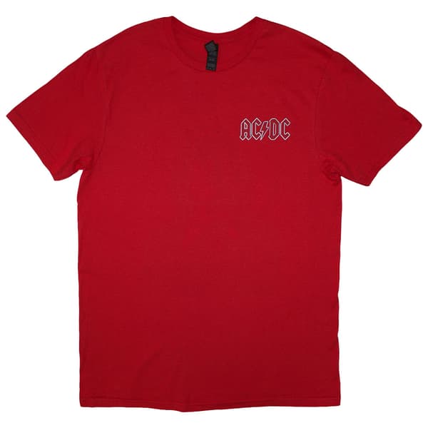 AC/DC Mini Band Logo Lock Up Your Daughters T Shirt