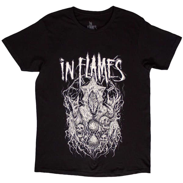 In Flames Buried in Time Band Logo T Shirt