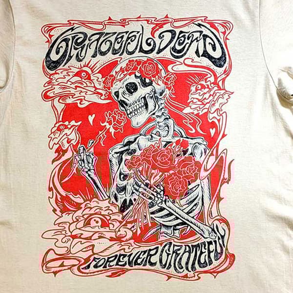 Grateful Dead Forever Red Frame T Shirt
