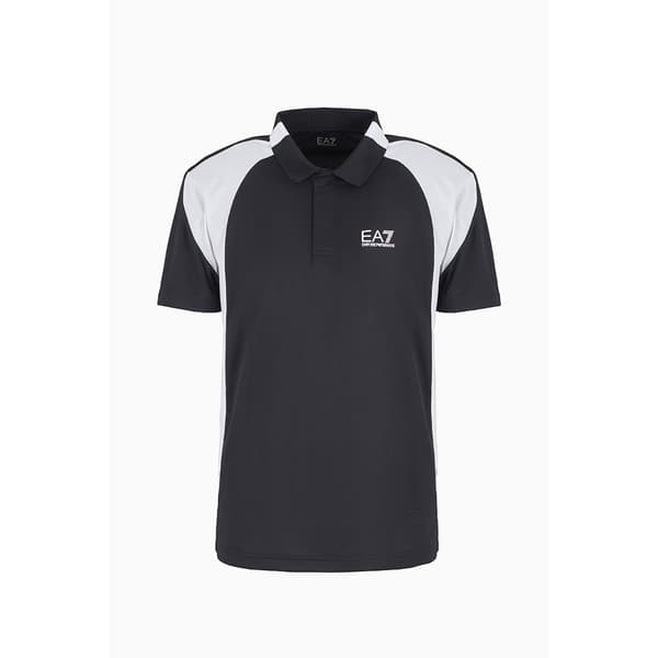 Ea7 Emporio Armani 6dpf06-pjpcz Kortærmet Polo Sort L Mand