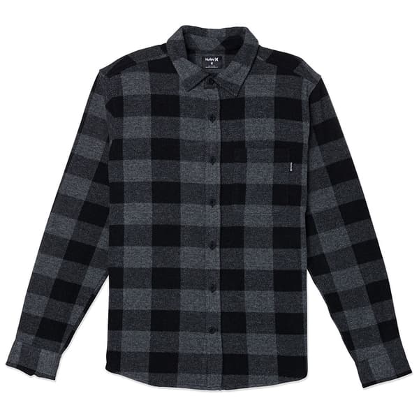 Hurley Portland Skjorte Med Lange ærmer Sort S Mand