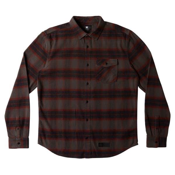Dc Shoes Marshal Flannel Skjorte Med Lange ærmer Grå 2XL Mand