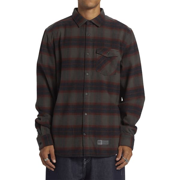 Dc Shoes Marshal Flannel Skjorte Med Lange ærmer Grå 2XL Mand