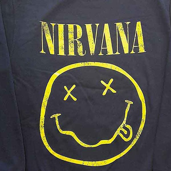 Nirvana Yellow Grunge Face Sweatshirt
