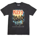 Miniatyrbild 3 av 4: KISS Destroyer 3D Logo Stone Wash T Shirt