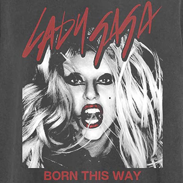 Lady Gaga Born This Way Photo T Shirt