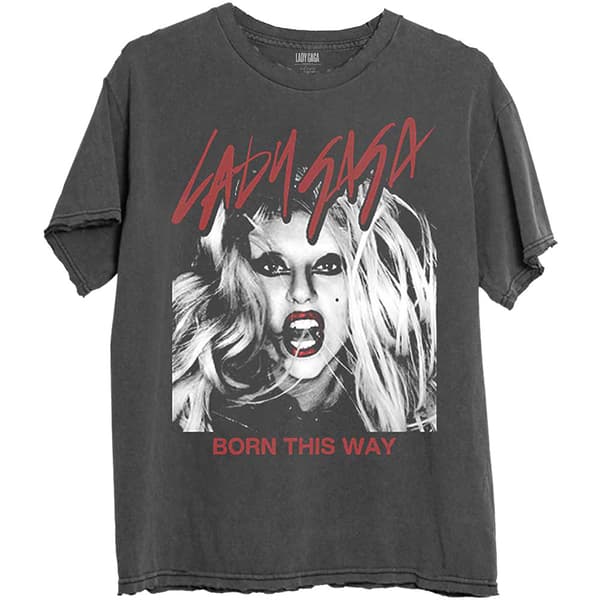 Lady Gaga Born This Way Photo T Shirt