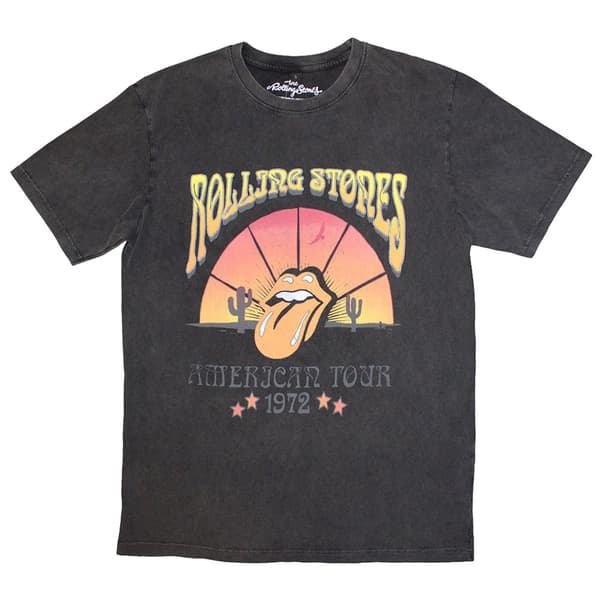 The Rolling Stones Desert 72 Stone Wash T Shirt