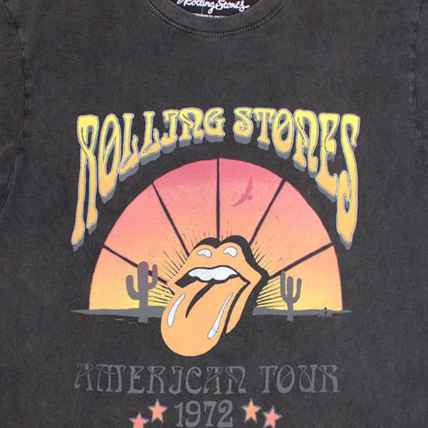 The Rolling Stones Desert 72 Stone Wash T Shirt