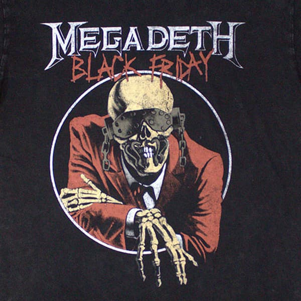Megadeth Blood Bath Stone Wash T Shirt