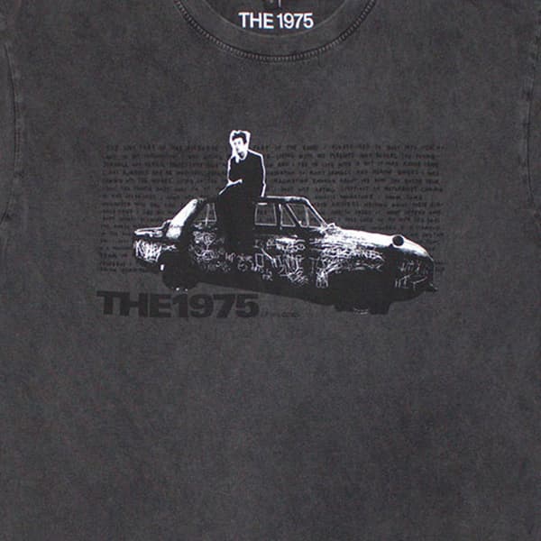 The 1975 Car Photo Stone Wash T Shirt