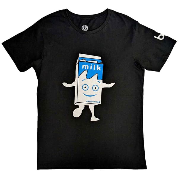 Blur Milky Band Logo T Shirt Black S