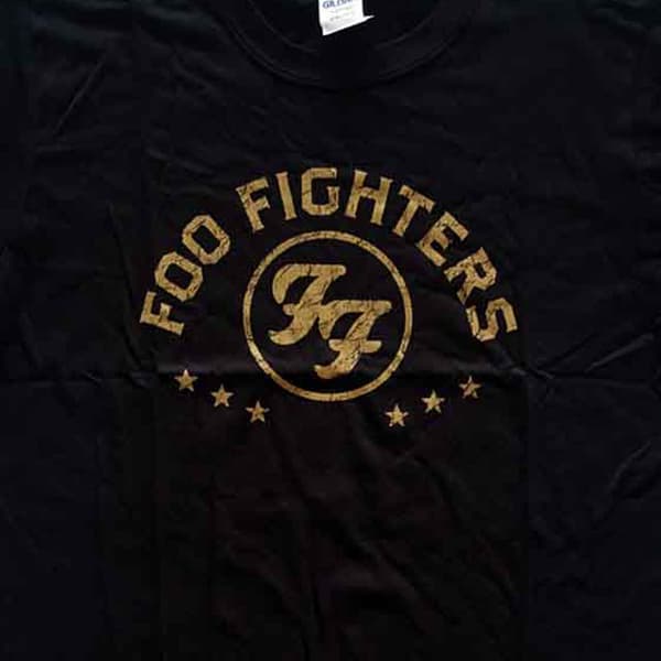 Foo Fighters Arched Stars T Shirt