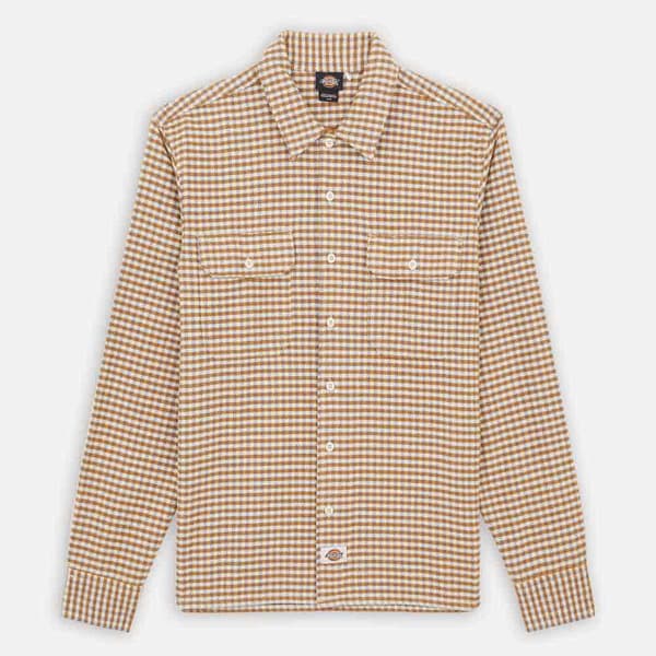 Dickies Frenchtown Skjorta Brun L Man