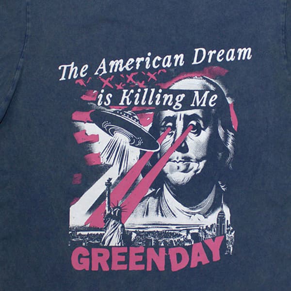 Green Day American Dream Band Logo T Shirt