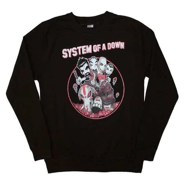System Of A Down Mushroom People Sweatshirt