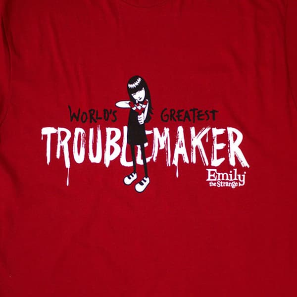 Emily The Strange Troublemaker T Shirt