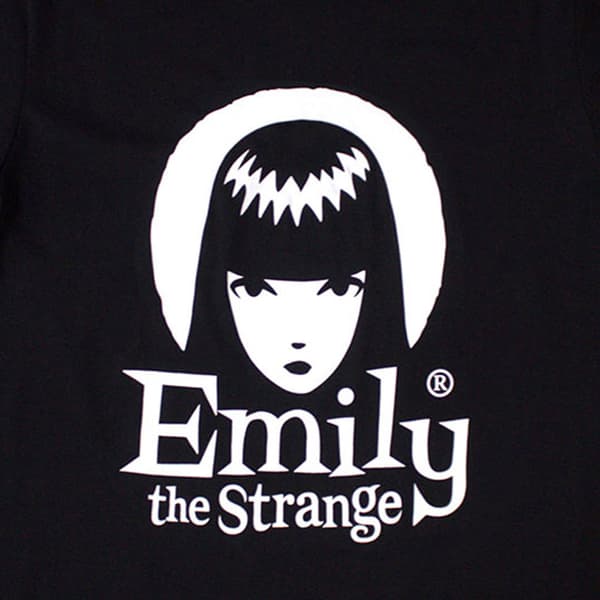 Emily The Strange Halo Logo T Shirt