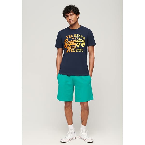 Superdry Reworked Classics Graphic T-shirt Med Korta ärmar Blå L Man