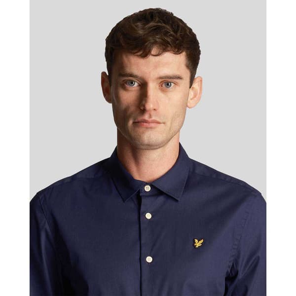 Lyle & Scott Lw1115vog Pitkähihainen Kauluspaita Sininen L Mies