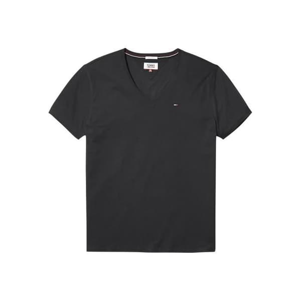 T-shirt - Ho - Kortärmad - V-ringning - Svart - Dam