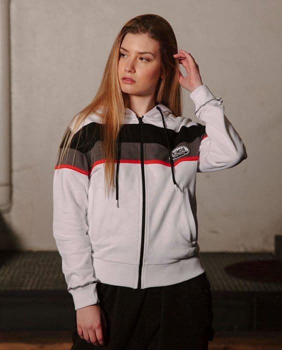 Kimoa Sweatshirt - SU0W20584602 - Sudadera A-Traction Blanco Unisex träningsoverall (paket med 1)